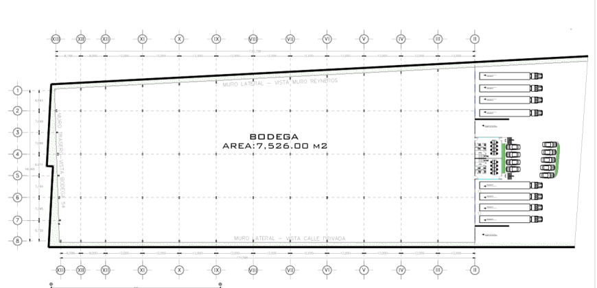Bodega Panamericana 55 de 7,626 m²